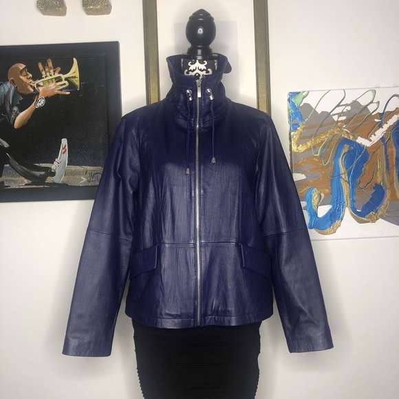 Chico's Faux Leather Jacket - Picture 3 of 5